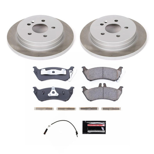 Power Stop 1999 Mercedes-Benz ML430 Rear Semi-Coated Rotor Kit