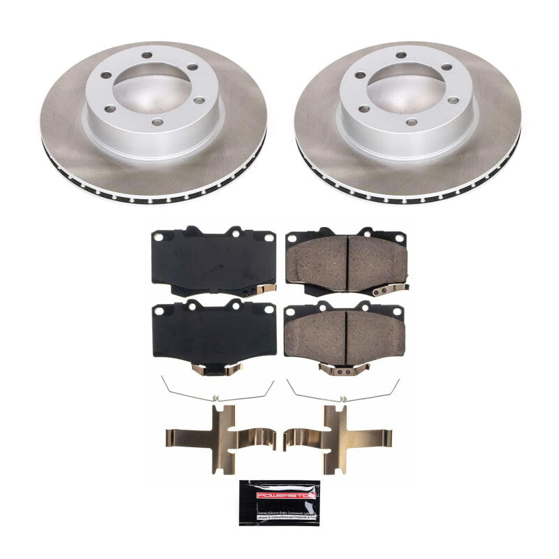 Power Stop 2004 Toyota Tacoma Front Semi-Coated Rotor Kit