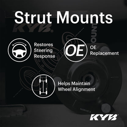 KYB Shocks & Struts Strut Mount Front 15-21 Ford Edge & 16-18 Lincoln MKX / 19-21 Nautilus