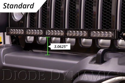 Diode Dynamics 18-21 Jeep JL Wrangler/Gladiator SS30 Bumper Bracket Kit - Amber Combo Dual