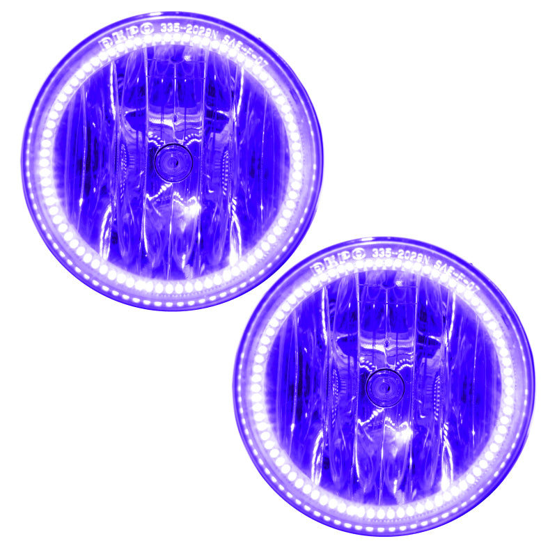 Oracle 10-12 Ford Mustang LED Fog Light Halo Kit - Shelby/Roush Fogs - UV/Purple