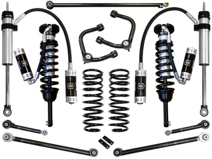 ICON 2007+ Toyota FJ / 2003+ Toyota 4Runner 0-3.5" Stage 6 Suspension System w/ Tubular UCA