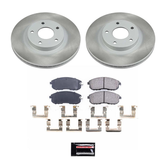 Power Stop 02-03 Nissan Maxima Front Semi-Coated Rotor Kit