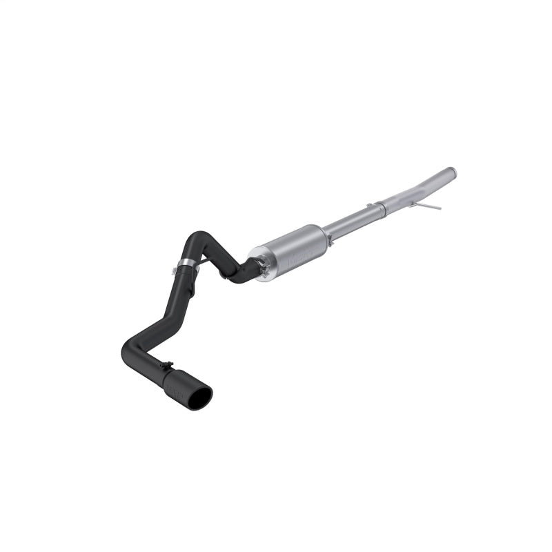 MBRP 2024 Ford Ranger Black-Coated Alum. Steel Single Side Outlet 3in Cat Back Exhaust