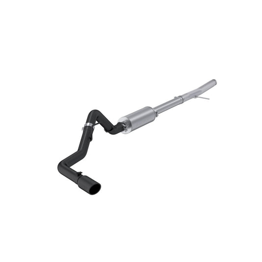 MBRP 2024 Ford Ranger Black-Coated Alum. Steel Single Side Outlet 3in Cat Back Exhaust