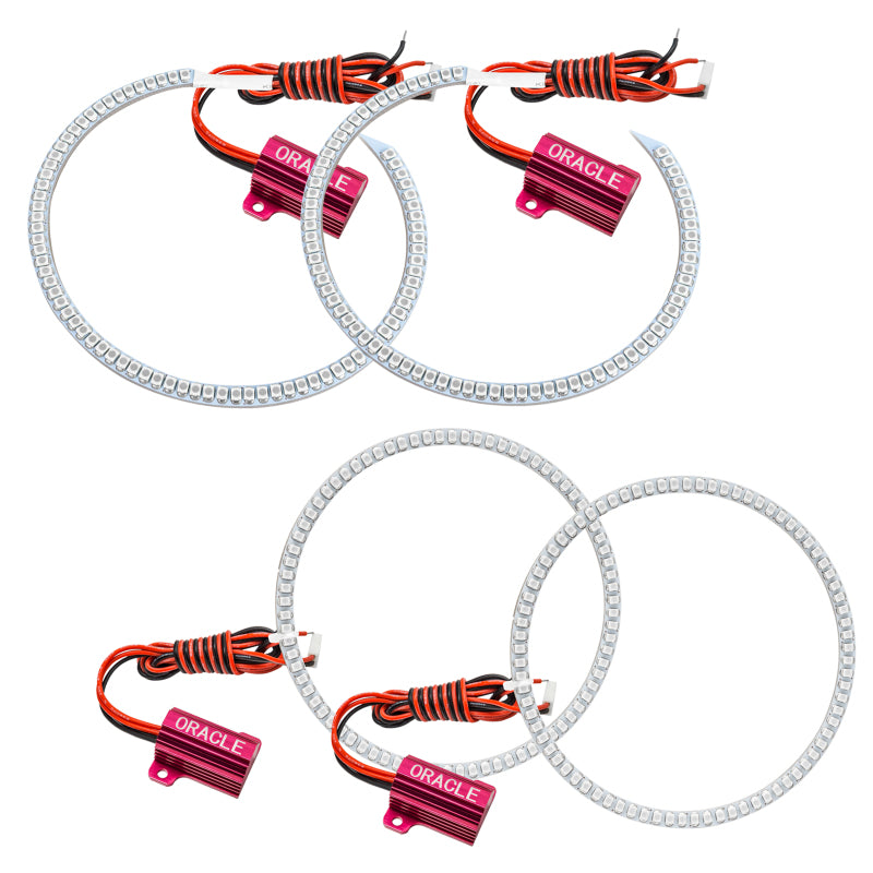 Oracle 04-05 Subaru WRX/STi LED Headlight Halo Kit - Red