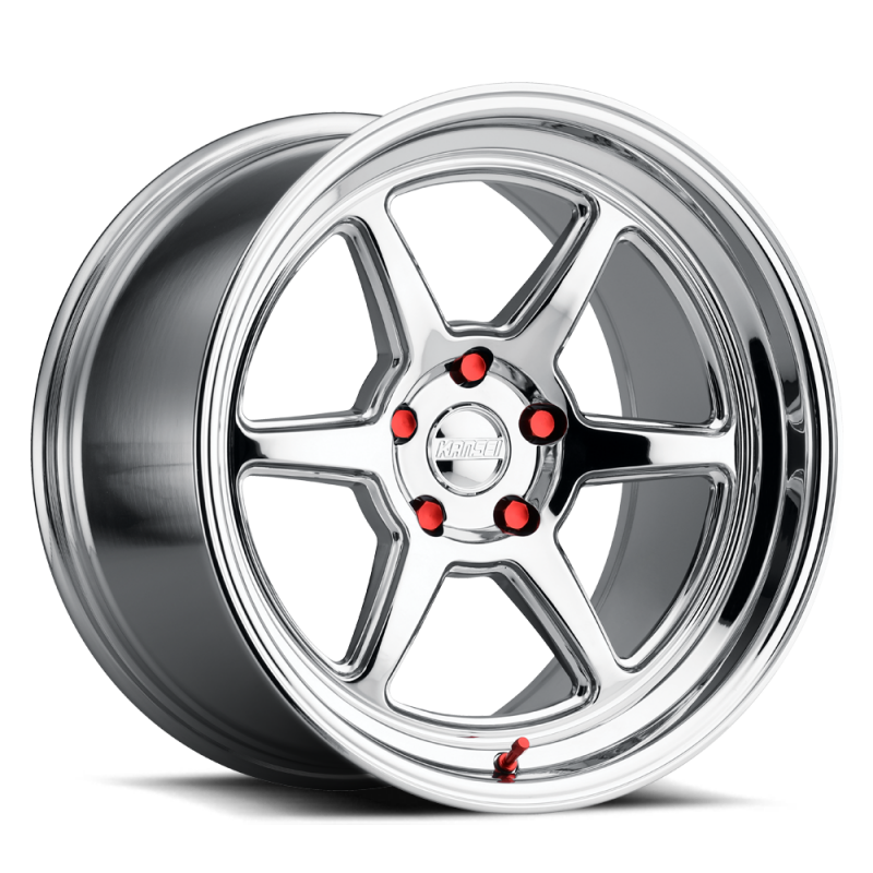 Kansei K14X Roku 18x10.5in / 5x120 BP / 12mm Offset / 72.56mm Bore - Chrome Wheel