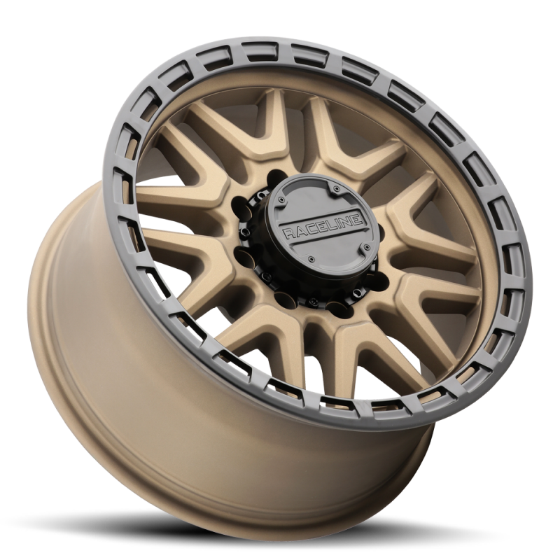 Raceline 953BZ Krank 20x9in / 8x165.1 BP / 0mm Offset / 125.2mm Bore - Bronze