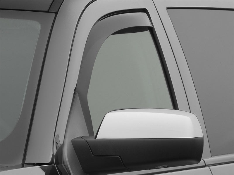 WeatherTech 14+ Chevrolet Silverado Front Side Window Deflectors - Dark Smoke