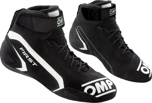 OMP FIRST SHOES FIA 8856-2018 NAVY BLUE / ORANGE SZ 45