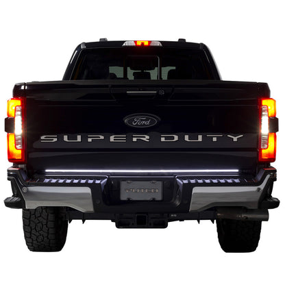 Putco 2024 Ford SuperDuty F-250 60In Direct Fit Red Blade Kit Tailgate Bars w/ LED Taillamps