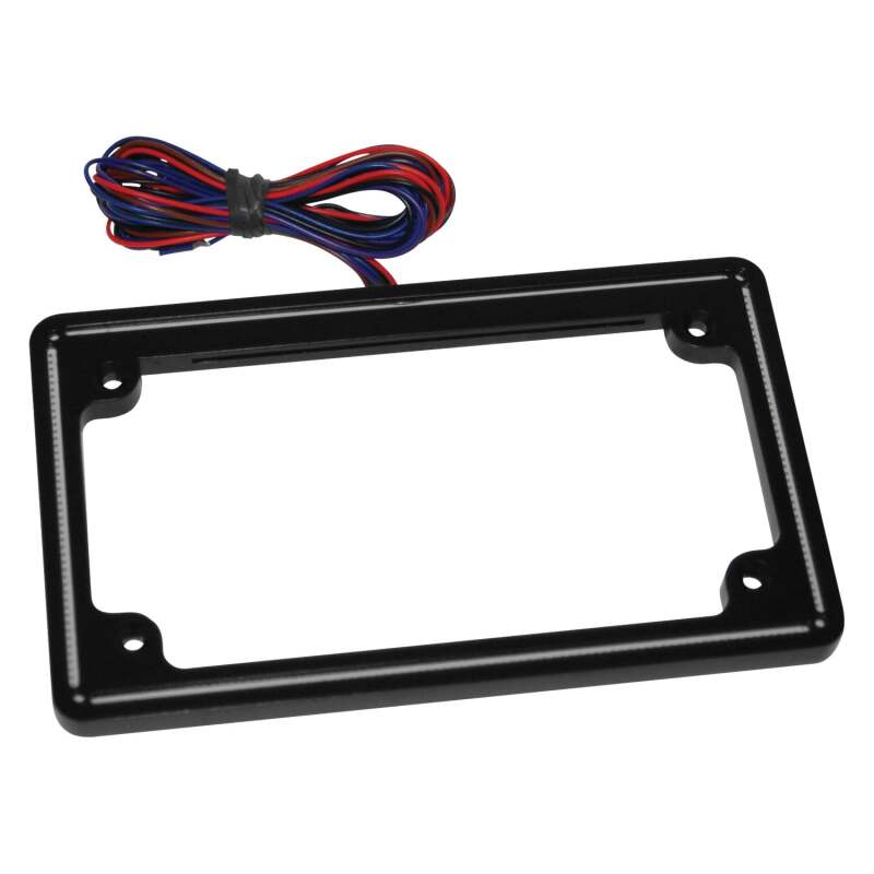Letric Lighting 96-17 HD Sptstr/Dyna/Stail/RK/EGlide/RGlide/Sglide Perfect Plate Lt Lcs Plate Blk