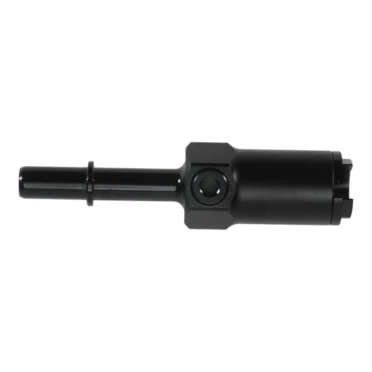 DeatschWerks 3/8in EFI Quick Connect Gauge Adapter 1/8in NPT Gauge Port