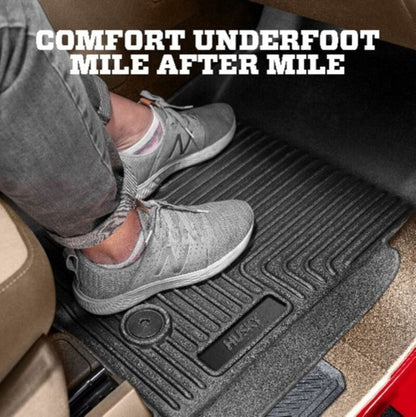 Husky Liners 24-25 Toyota Tacoma Hybrid Weatherbeater Front & 2nd Seat Floor Liners - Black