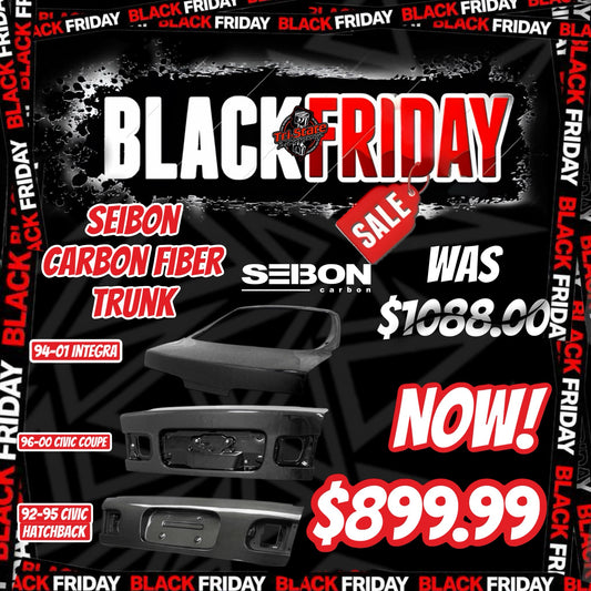 Black Friday Sale - Honda/Acura Seibon Carbon Fiber Trunk