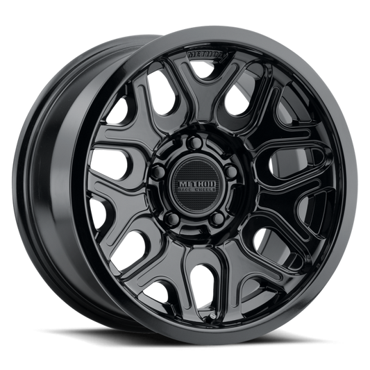 Method MR322 / 20x9 / 8x170 BP / 12ET / 5.44in BS / 130.81mm CB - Gloss Black Wheel