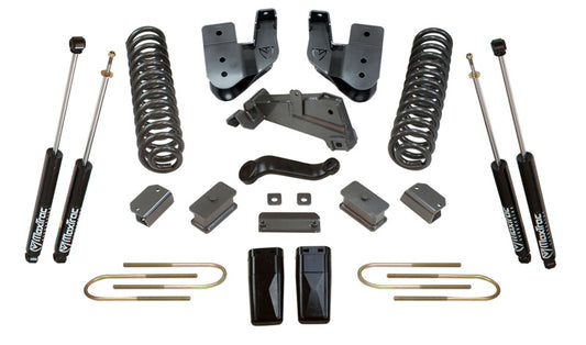 MaxTrac 13-18 RAM 3500 4WD 6in/3in MaxPro Coil Lift Kit w/Radius Arm Brkts & MaxTrac Shocks