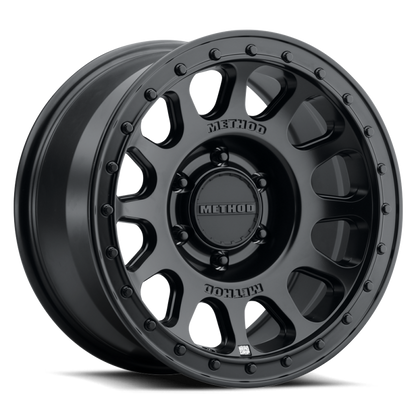 Method MR709 HD Bead Grip 17x 8.5in / ET0 / 6x135 BP / 87mm Bore - Black Wheel