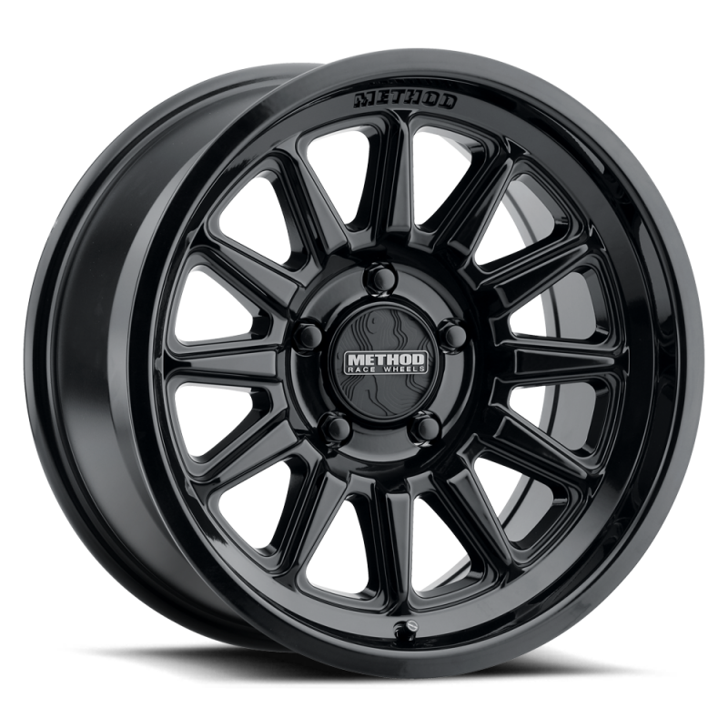 Method MR323 18x9 / 8x180 BP / 12ET / 5.44in BS / 130.81mm CB - Gloss Black Wheel