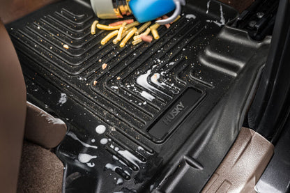 Husky Liners 16-25 Volvo XC90 WeatherBeater 2nd Seat Black Floor Liners