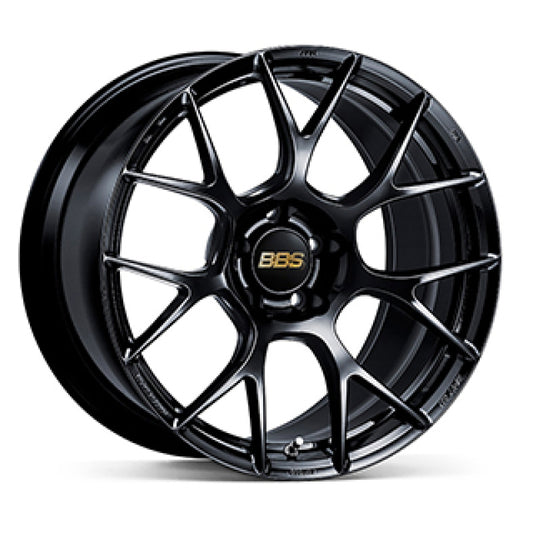 BBS RE-V7 19x10.5 5x112 ET33 PFS Gloss Black Wheel -82mm PFS/Clip Required