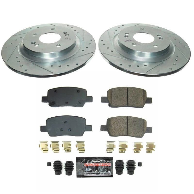 Power Stop 21-23 Hyundai Santa Fe Rear Z23 Evolution Brake Kit