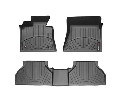 WeatherTech 11+ Porsche Cayenne Front and Rear FloorLiners - Black
