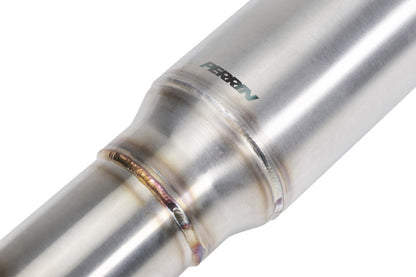 PERRIN 22-25 Subaru WRX Stainless Steel Midpipe w/Resonator 3in. (Fits OEM/Aftermarket Mufflers)