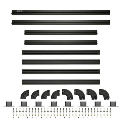 Westin EXP Roof Rack for Full Size EXP Truck Cap (RACK ONLY - NO CAP) 50x58in. - Tex. Blk