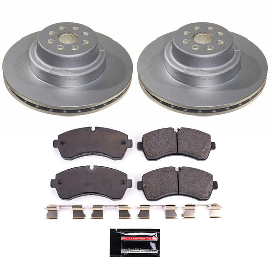 Power Stop 06-12 Workhorse Custom Chassis W42 Front Z17 Coated Brake Kit