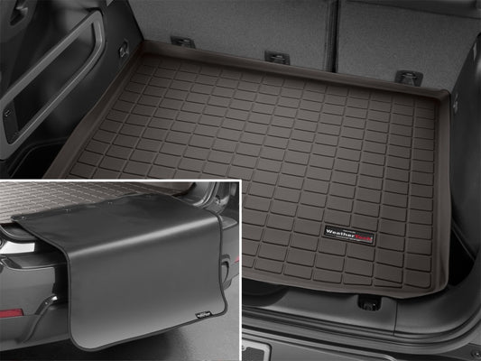 WeatherTech 2022+ Jeep Grand Cherokee Behind 2nd Row Seating Cargo Liner w/Bumper Protector - Cocoa