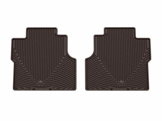 WeatherTech 25-26 Lincoln Navigator 2nd Row Rear All-Weather Floor Mats - Cocoa
