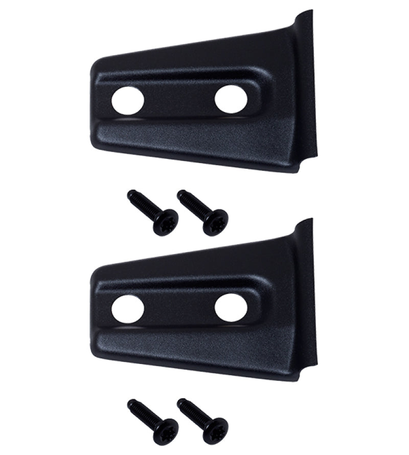 Kentrol 07-18 Jeep Wrangler JK Hood Hinge Overlays Pair- Textured Black