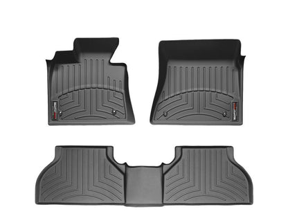 WeatherTech 09+ Ford F150 Reg/SuperCrew (w/ Heating Vents) Front and Rear FloorLiners - Black