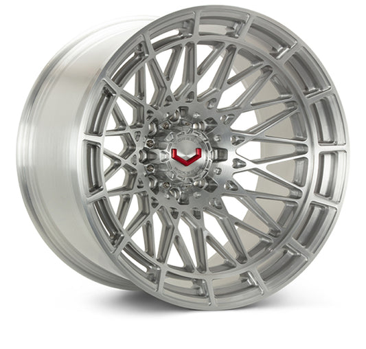 Vossen LCX-03 24x14 - 8x165.1 - ET75 - Mega Deep - 125.1 - Brushed Gloss Clear Wheel