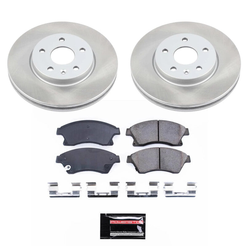 Power Stop 12-17 Chevrolet Sonic Front Semi-Coated Rotor Kit