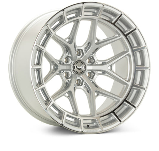 Vossen HFX-1 18x9 - 8x170 - ET18 - Deep Face - 125.1 - Silver Polished Wheel