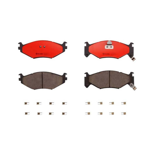 Brembo 91-94 Chrysler LeBaron/Town & Country/ 91-94 Grand Voyager/Voyager Front NAO Brake Pad
