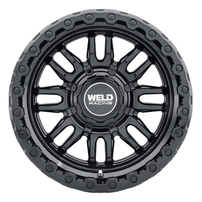 Weld Off-Road Swift 17x9in - 6x135 / 6x139.7 BP - ET-12 - 106.1mm CB - Gloss Black Wheel & Ring