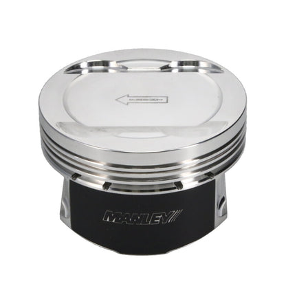 Manley Ford 3.7L Cyclone V6 3.76in Bore 9.5:1 Comp Ratio -5.0cc Dish Platinum Piston - Single