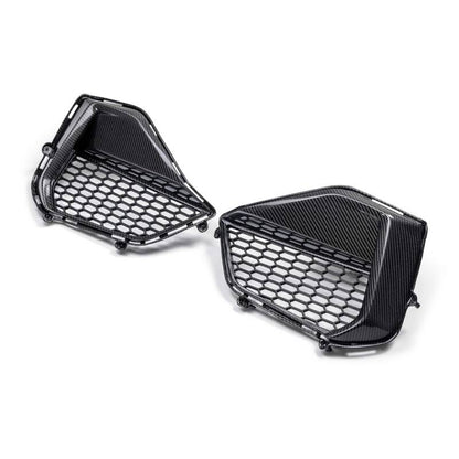 Anderson Composites 2024 Ford Mustang GT Carbon Fiber Front Bumper Inserts