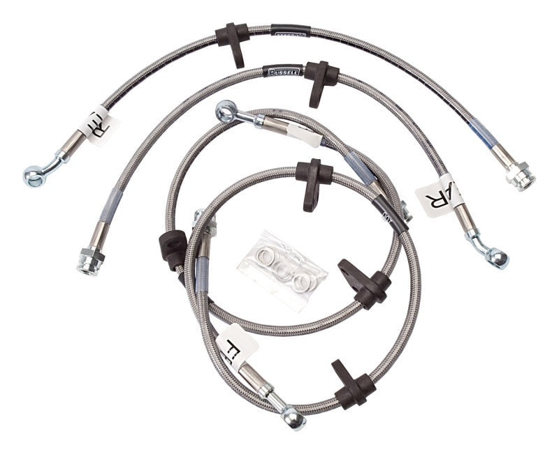 Russell Performance - 92-95 Honda Civic (All with rear discs/ no ABS) Brake Line Kit
