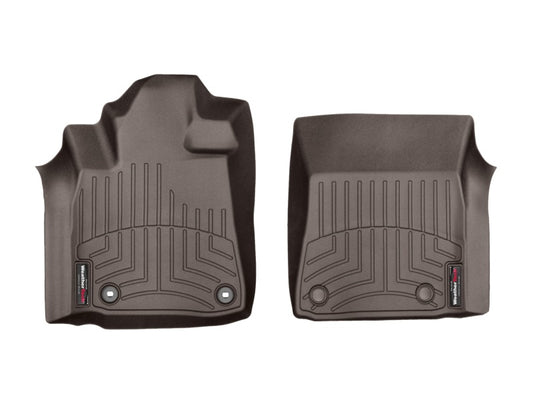 WeatherTech 2012-2015 Toyota Sequoia Front FloorLiner - Cocoa