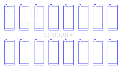 King Engine Bearings Chevrolet Custom Performance (Size STDX) Connecting Rod Bearing Set