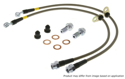 StopTech - 90-93 Acura Integra / 90-91 Honda CRX Si Rear Disc Rear SS Brake Lines