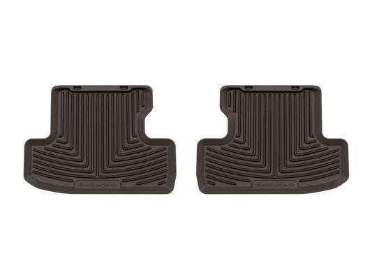WeatherTech 21-23 Ford Mustang Mach 1 2nd Row Rear All-Weather Floor Mats - Cocoa