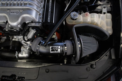 K&N 17-23 Dodge Charger/Challenger Hellcat SC 6.2L V8 DRYFLOW Performance Air Intake System