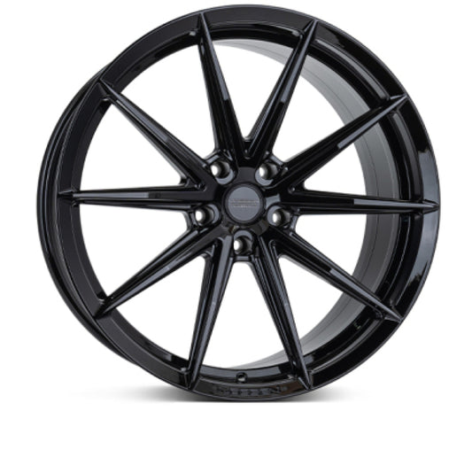 Vossen HFX-2 21x10.5 - 5x112 - ET35 - Deep Face - 66.5 - Gloss Black Wheel