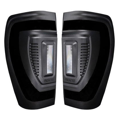 Oracle 19-23 GMC Sierra Black Series Flush Style LED Tail Lights - Factory Halogen