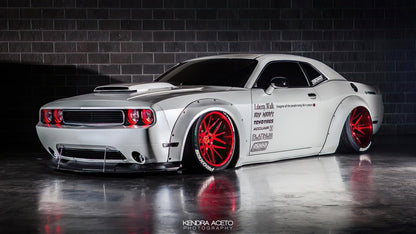 Oracle 08-14 Dodge Challenger LED Non Projector Headlight Halo Kit - Red